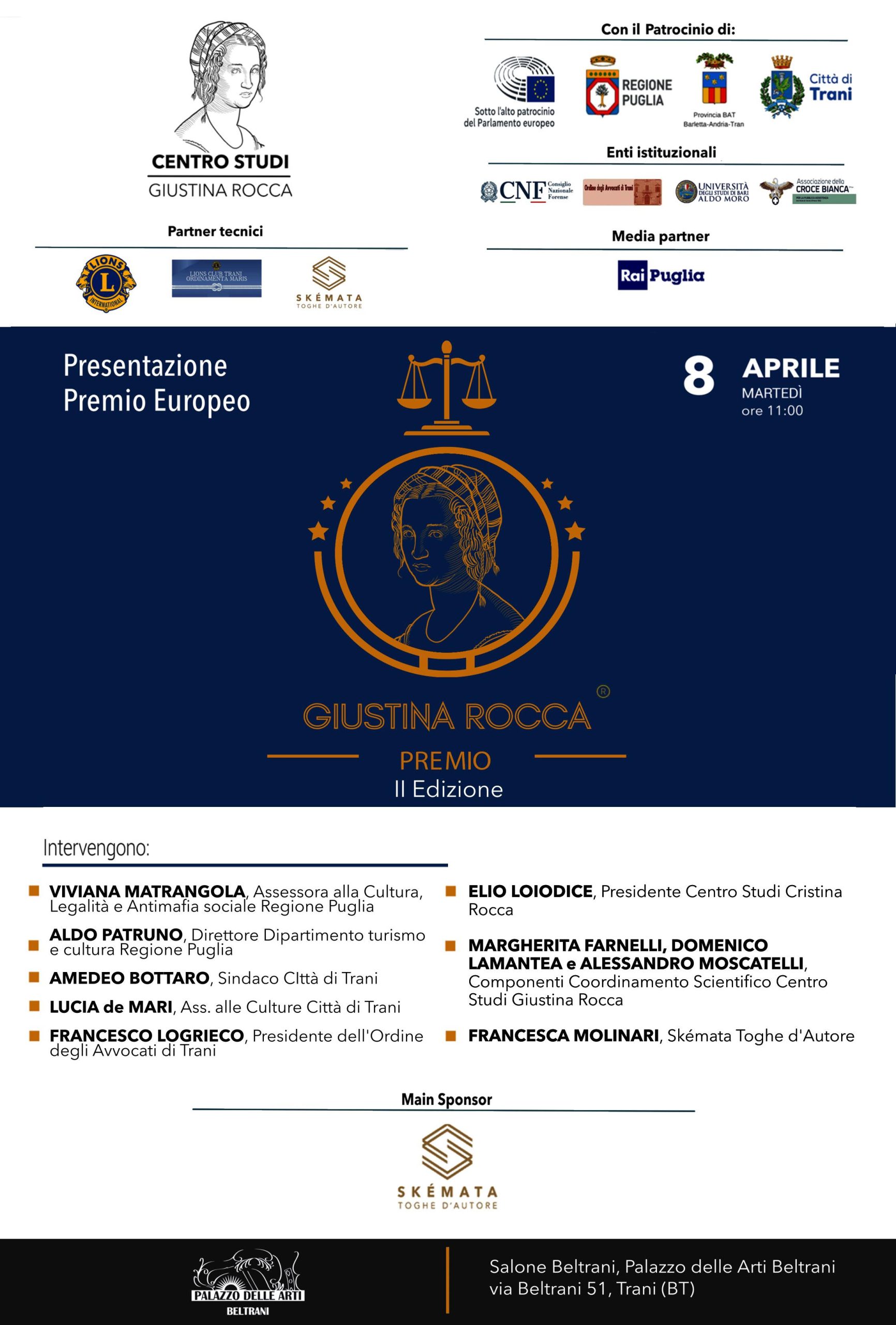 Edizione 2024/2025 Premio Europeo Giustina Rocca